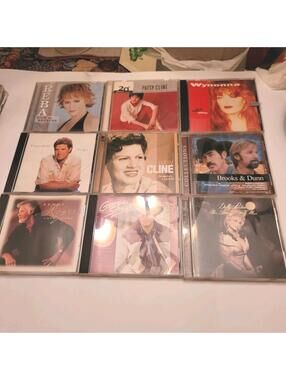 Lot of 14 Country Music CDs Garth Brooks Reba Mcentire Dolly Parton Kenny Rogers